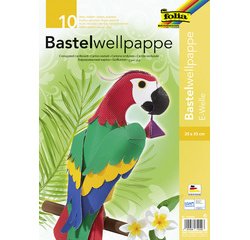 Golfkarton Folia E-golf 25x35cm 10 vel assorti