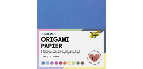 Papier à plier, 100 x 100 mm, 70 g/m2, 100 feuilles