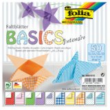 Papiers pour le pliage 'Basic Intensiv', 150 x 150 mm