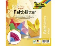 Feuille à plier 'DUO', 100 x 100 mm, 50 feuilles