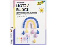 Bloc en papier à motifs 'Basic Intensiv', 240 x 340 mm