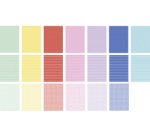 Bloc en papier à motifs 'Basic Intensiv', 240 x 340 mm