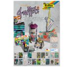 Bloc en papier à motifs 'Graffiti', 240 x 340 mm