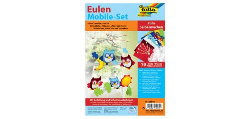 Set mobile 'Hiboux', 19 pièces