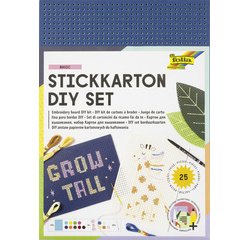 Kit de carton à broder, 175 x 245 mm, 300 g/m2