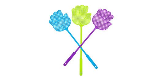 Tapette à mouche, plastique, longueur: 440 mm
