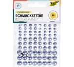 Pierres décoratives 'Clear', autoadhésif, transparent