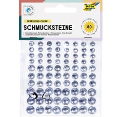 Pierres décoratives 'Clear', autoadhésif, transparent