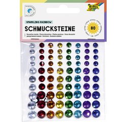 Pierres décoratives 'Rainbow', autoadhésif, assorti