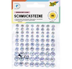 Pierres décoratives 'Iridescent Clear', autoadhésif