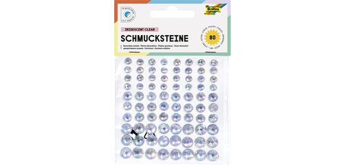 Pierres décoratives 'Iridescent Clear', autoadhésif
