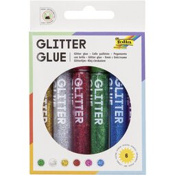 Colle pailletée ' Glitterglue', 9,5 ml, couleurs