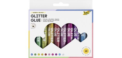 Colle pailletée ' Glitterglue', 9,5 ml, couleurs
