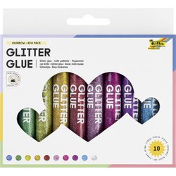 Colle pailletée ' Glitterglue', 9,5 ml, couleurs