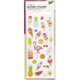 Sticker scintillant 'Exotic'