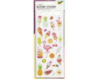 Sticker scintillant 'Exotic'