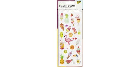 Sticker scintillant 'Exotic'