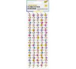 Bordure en strass 'Candy 1', autocollant