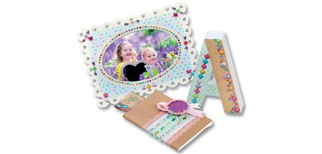 Bordure en strass 'Candy 2', autocollant