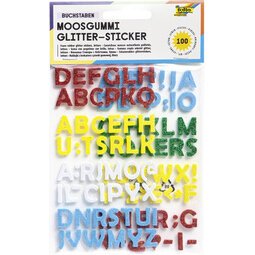 Stickers scintillant caoutchouc mousse, chiffres