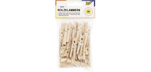 Wooden clothespin, assorted colors and sizes