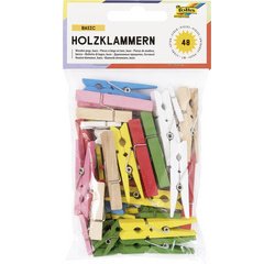 Pince à linge en bois, 3 tailles assorties