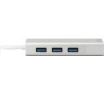 Hub USB 3.0 & adaptateur LAN Gigabit, 3 ports