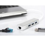 Hub USB 3.0 & adaptateur LAN Gigabit, 3 ports