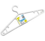 Cintre en plastique avec barre, paquet de 3