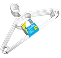 Cintre en plastique avec barre