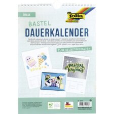 Calendrier mural créatif, A4, 170 g/m2, noir