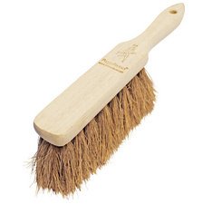 Balayette, bois, brosse à fibres de coco