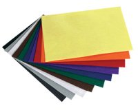 Feutrine de bricolage, 200 x 300 mm, 150 g/m2,couleurs