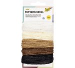 Cordon en papier NATURE, 5 m, assorti