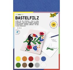 Feutrine de bricolage, 200 x 300 mm, autoadhésif