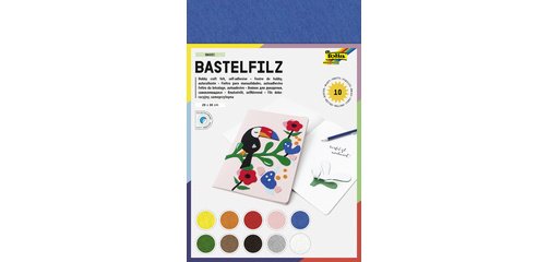 Feutrine de bricolage, 200 x 300 mm, autoadhésif