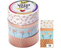 EN_FOLIA RUBAN WASHI ROUGE 4X