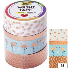 EN_FOLIA RUBAN WASHI ROUGE 4X