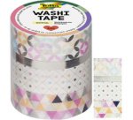 Rubans autocollants déco Washi-Tape HOTFOIL ARGENT