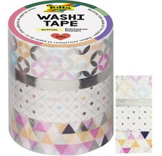 Rubans autocollants déco Washi-Tape HOTFOIL ARGENT