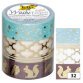 Zelfklevende linten decor Washi-Tape HOTFOIL GOUD III