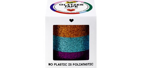 Adhesive Tape 'Glitter-Tape', copper/turquoise/purple