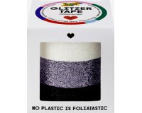 Ruban adhésif 'Glitter-Tape', cuivre/turquoise/violet