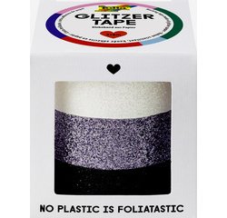 Ruban adhésif 'Glitter-Tape', cuivre/turquoise/violet