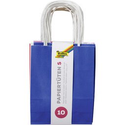 Sac en papier BASIC, 240 x 120 x 310 mm, assorti