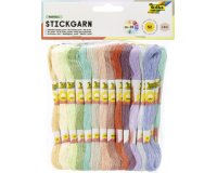 Fil à broder 'Pastell', 52 échevettes de 8 m, assorti