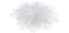 Plumes soyeuses, 10 g, blanc