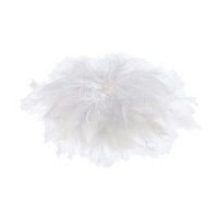 Plumes soyeuses, 10 g, blanc