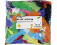 Plumes soyeuses, 10 g, couleurs pastel