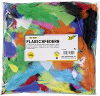 Plumes soyeuses, 100 g, couleurs pastel